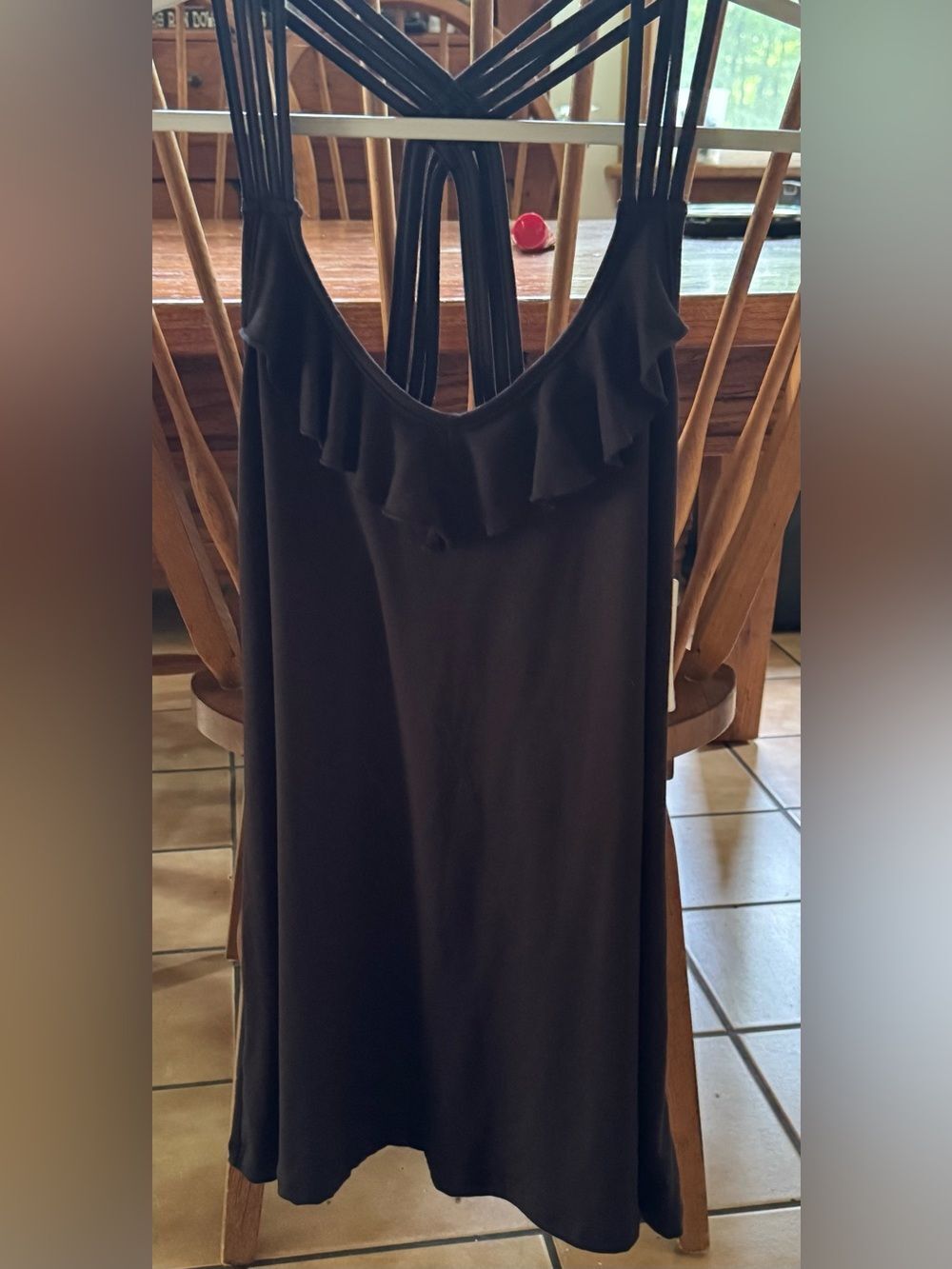 J Valdi Women’s Size Large Swimsuit, Cover-up NWT Black